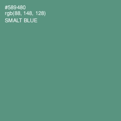 #589480 - Smalt Blue Color Image